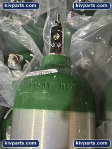 DOT-3AL2015 Aluminum Oxygen Cylinder – actual item, photo 8 of 9