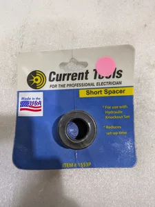 Current Tools 1553P Short Spacer for Hydraulic Knockout Punch Set Electrician