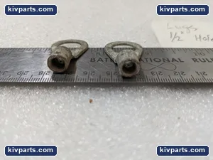 LUGS E6 1/2" HOLE 7/8" OUTER DIA 'LOT OF 5' – actual item, photo 4 of 6