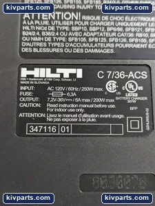 Hilti 7/36-ACS – actual item, photo 11 of 13