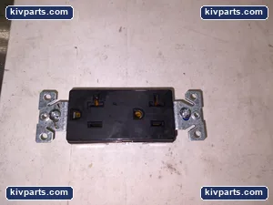 Cooper 6352K-BU Decorator Duplex Receptacles – actual item, photo 3 of 4