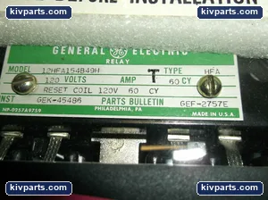 General Electric 12HFA154B49H Industrial Power Relay – actual item, photo 2 of 2