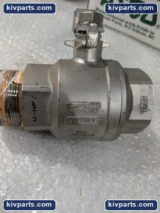 PinAcle 2 in 316 Stainless Steel 2 Piece Full Port Ball Valve 1000 WOG FNPT – actual item, photo 4 of 6