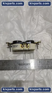 Hubbell Duplex Receptacle – actual item, photo 2 of 3