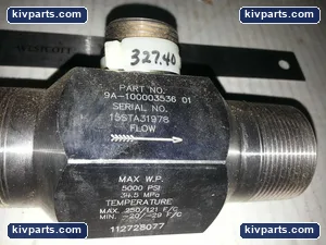 Cameron 9A-100003536-01 NuFlo Turbine Flow Meter – actual item, photo 2 of 6