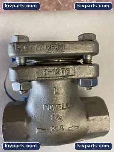 Powell 2341TN0TXXX Figure 2341 Check Valve – actual item, photo 4 of 6