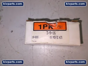 3/8-16 Hex Machine Screw Nuts 18-8 Stainless Steel Fastener Hardware Box of 50 – actual item, photo 2 of 4