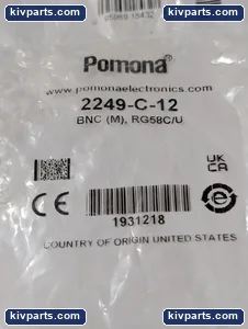 Pomona 2249-C-12 RF Connector – actual item, photo 2 of 5