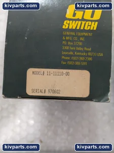 11-11110-00 GO Switch – actual item, photo 2 of 11