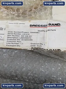 Dresser-rand 420 338 001 Labyrinth Seal – actual item, photo 2 of 4