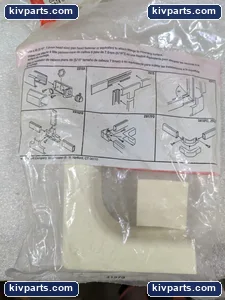 Wiremold Radiused External Elbow Fitting – actual item, photo 2 of 5