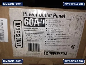 Landis GYR 60A LGP5F8F8FUS 3R Power Outlet Panel – actual item, photo 2 of 5