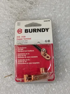 Burndy KA8CRK Copper Terminal 1 Hole Lug