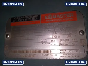 Reliance Electric P32G4401A Duty Master AC Motor – actual item, photo 2 of 9