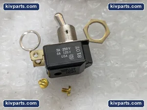Toggle Switch 8101 SPST 3A 250V 6A 125V Panel Mount Metal Bat Handle USA CSA – actual item, photo 2 of 3