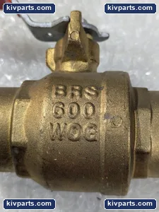 Brass Ball Valve 1-1/4" 600 WOG Inline Shut Off Lever Handle Industrial Plumbing – actual item, photo 2 of 6