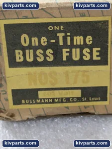 Bussmann N0S 175 ONE TIME FUSE – actual item, photo 2 of 7