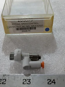 SMC AS1301F-M5 Meter-Out Pneumatic Flow Valve