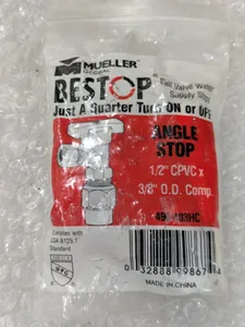 Mueller 490-403HC Quarter Turn Angle Stop Valve