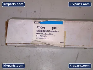 Ideal 87-005 Single Barrel Connector – actual item, photo 2 of 4