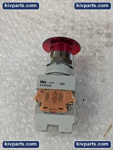 IDEC AYLW49902-R-24V Emergency Stop Push Button – actual item, photo 2 of 4