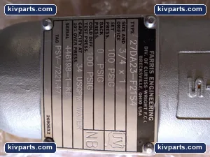 Farris 27DA23-F21S4 Safety Relief Valve – actual item, photo 2 of 4