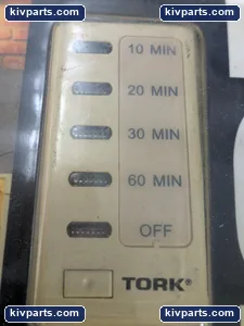 Tork D1060M Ivory Digital Countdown Timer – actual item, photo 3 of 5
