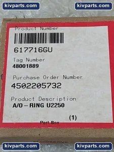 Flowserve 617716GU Black Elastomer Mechanical Seal – actual item, photo 3 of 4