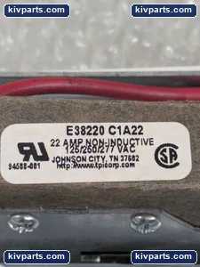 Columbus Electric S2022H10AA E38220 Wall Mount Thermostat – actual item, photo 3 of 6