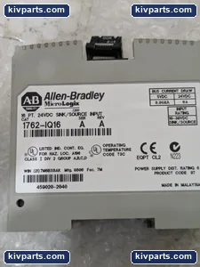 Allen-Bradley 1762-IQ16 Sink/Source Input Module – actual item, photo 4 of 5