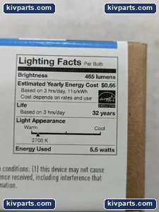 Cree A19-40W-27K-U1 Lighting – actual item, photo 4 of 4