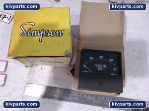 Simpson S12450AUZ DC Volts 0-80 Panel Volt Meter – actual item, photo 2 of 6