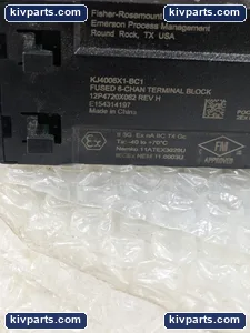 Fisher-rosemount KJ4006X1-BC1 Fused Terminal Block – actual item, photo 5 of 6