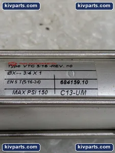 Norgren 684159.10 C13-UM VTC Pneumatic Cylinder – actual item, photo 2 of 5
