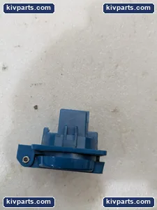 2-Pole Panel Mount Power Receptacle Socket Blue OEM – actual item, photo 2 of 4
