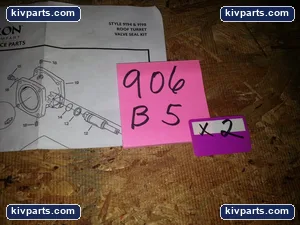 Akron Brass Valve Seal Kit Roof Turret 9194 9198 Fire Truck Apparatus Part USA – actual item, photo 2 of 3