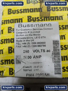 Bussmann FWX-2000AH AC Semiconductor Fuse – actual item, photo 2 of 10