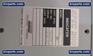 Foxboro 210S-1 Scale Spec 200 Horizontal Panel – actual item, photo 4 of 4