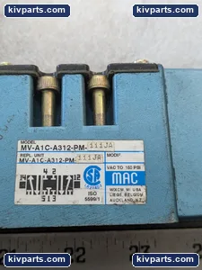 MAC MV-A1C-A312-PM-111JA Valves – actual item, photo 3 of 6