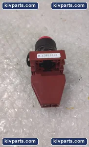 General Electric AC15-DC13 Red Extended Pushbutton – actual item, photo 3 of 4