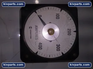Kratos A4A.113 Amperes Analog Panel Meter Gauge – actual item, photo 3 of 4