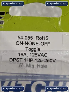 NTE 54-055 Toggle Switch – actual item, photo 2 of 7