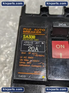 Fuji Electric SA33B Auto Breaker – actual item, photo 4 of 5