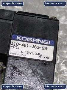 Koganei 110-4E1-J63-83-PLL Pneumatic Solenoid Valve – actual item, photo 2 of 5