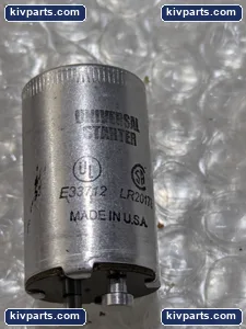 Vicron FS-U Universal Fluorescent Lamp Starter 4-6-8W 14-15-20W 22-25W 2-Pin – actual item, photo 3 of 5