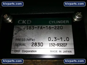 CKD JSB3-FA-16-220 Pneumatic Brake Cylinder – actual item, photo 2 of 4