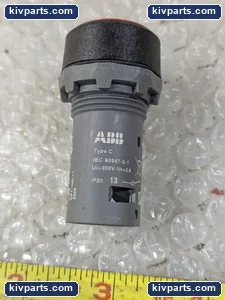 ABB CP1-10R-11 Flush Compact Pushbutton Switch – actual item, photo 5 of 6