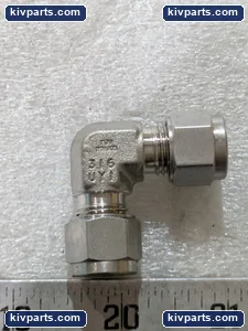 Swagelok 11760-04 316 SS Union Elbow Tube Fitting – actual item, photo 3 of 7