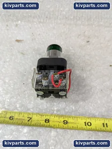 Allen-Bradley 800T-QTH10G Green Illuminated Push Button – actual item, photo 2 of 6