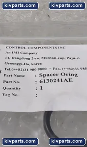 IMI CCI POIS1000048 O-Ring Black Elastomer Valve – actual item, photo 3 of 3